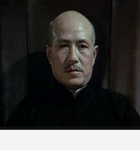 风雨下钟山蒋介石