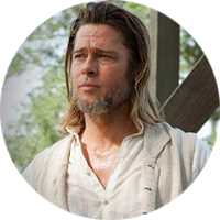 为奴十二年巴斯的扮演者是布拉德·皮特