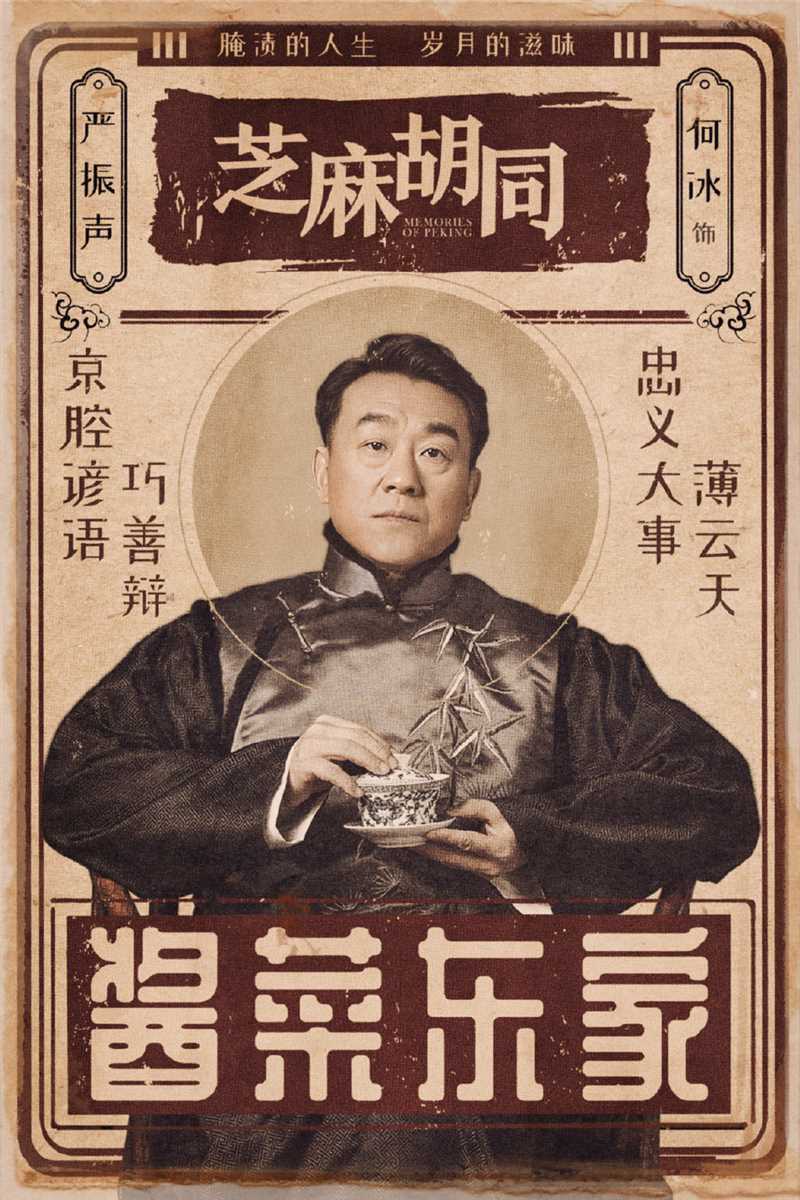 芝麻胡同严振声的扮演者是何冰