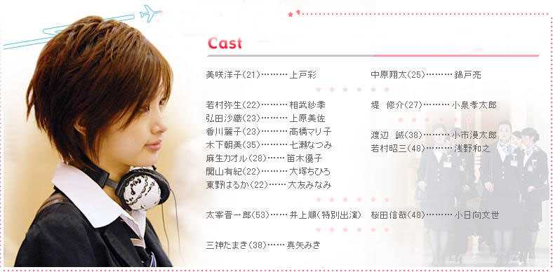 甜心空姐美咲洋子的扮演者是上户彩