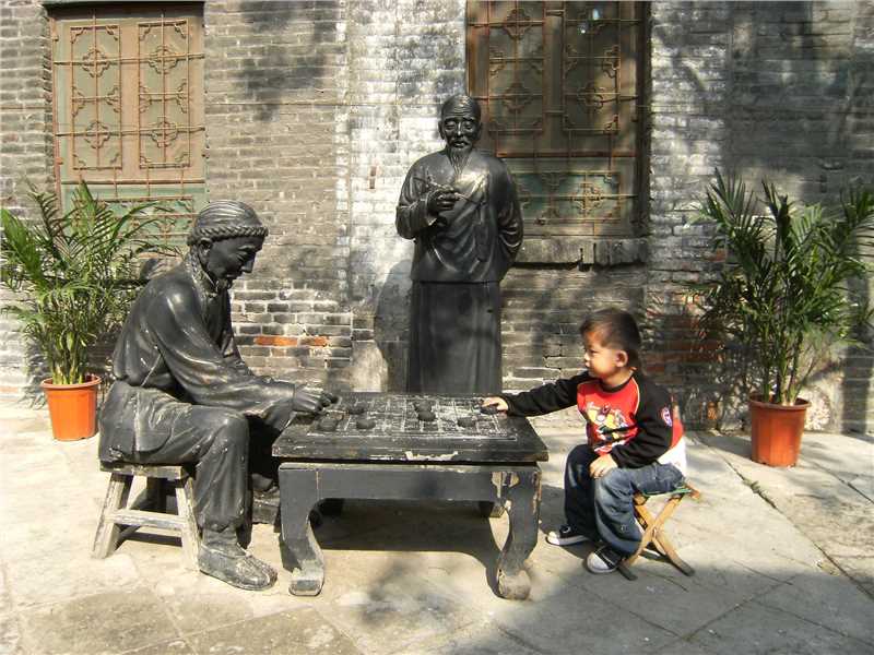 周村古商城雕塑