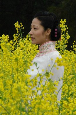 风过菜花黄黎清