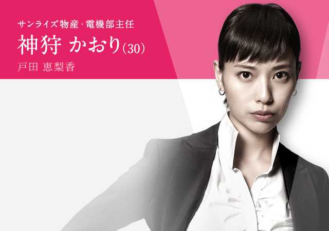 危机之神神狩佳织(30岁)的扮演者是户田惠梨香