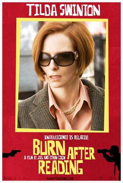 阅后即焚凯蒂·考克斯的扮演者是蒂尔达·斯文顿