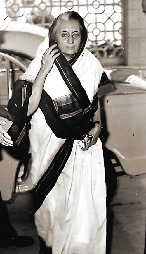 1981年6月2日的英迪拉·甘地