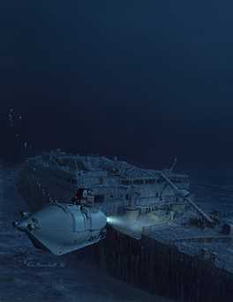 泰坦尼克号残骸画作（Ken Marschall）