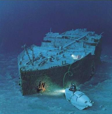 泰坦尼克号残骸细节