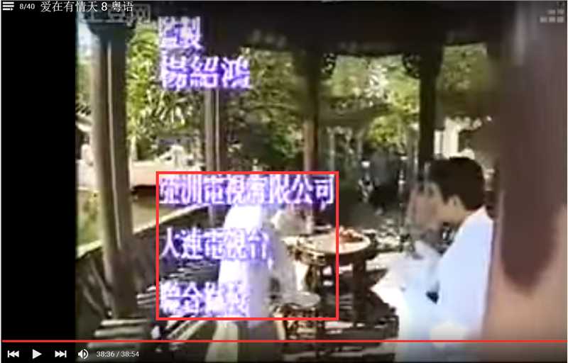 本港台粤语版字幕显示为亚视与大连台出品
