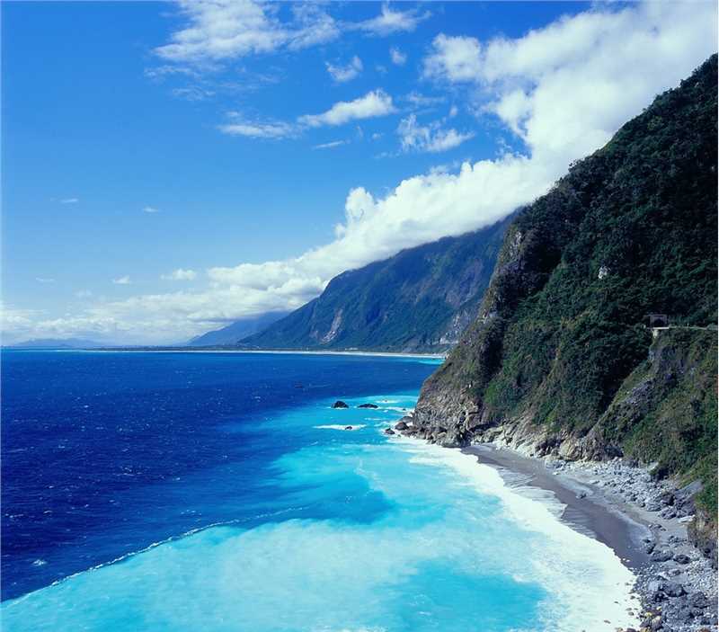 台湾东部海岸的清水断崖