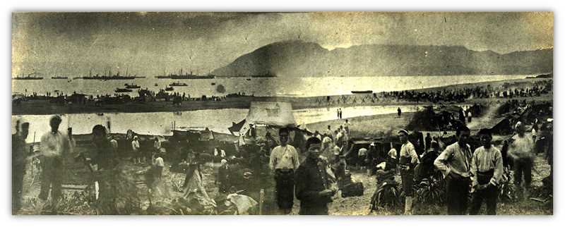 1895年5月29日，日军近卫师团在台湾澳底登陆