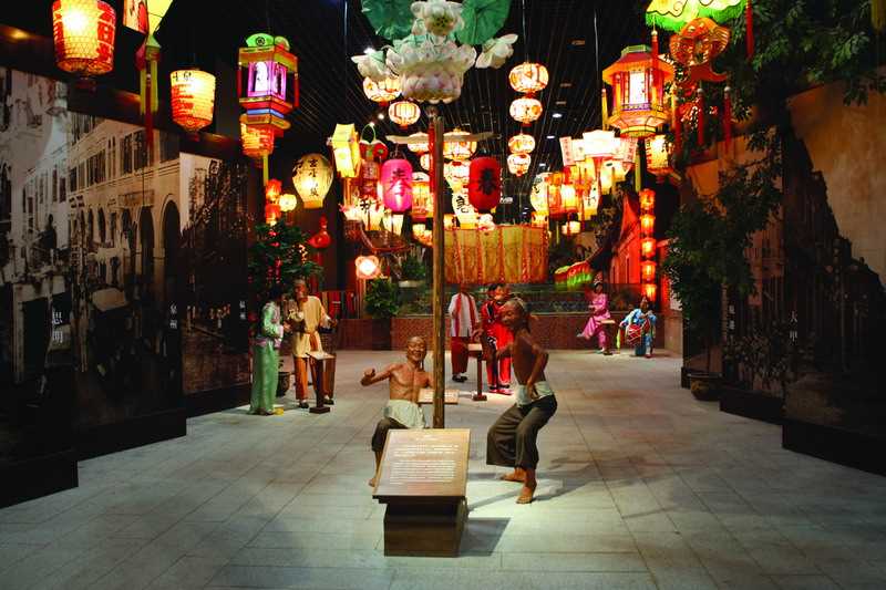 清代闽南、台湾人民春节贺正、元宵赏花灯等传统习俗