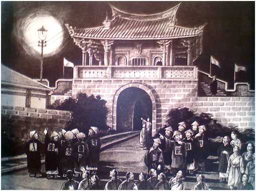 1888年，台北首次装设电灯照明，刘铭传点亮了台湾第一盏电灯