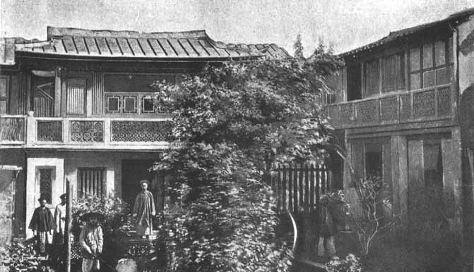 1860年代，台湾府（今台南）的英国领事馆