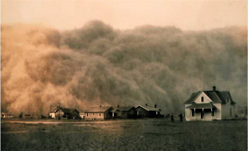 1935年4月中旬发生于美国德州北部的一场沙尘暴